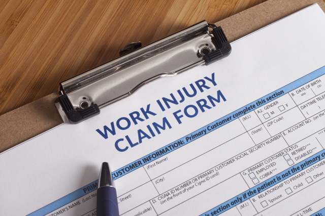 document of work injury claim form