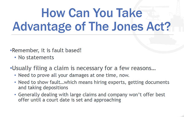 Using the Jones Act